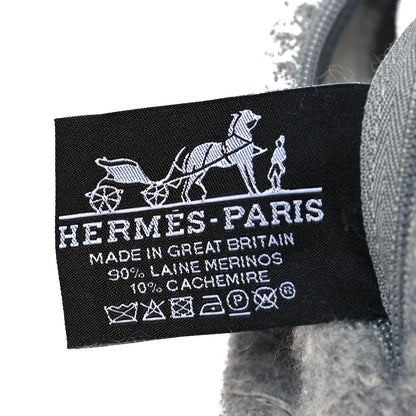 Hermes Wool Cashmere Avalon III Pillow PM Ecru Gris Clair 3 of 3