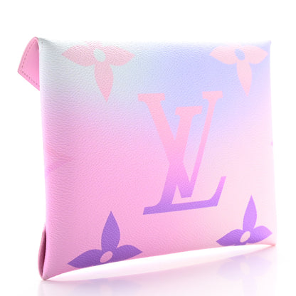 Louis Vuitton Monogram Giant Spring in the City Kirigami Pochette Set Sunrise Pastel Midnight Fuchsia Sunset Kaki 3 of 11