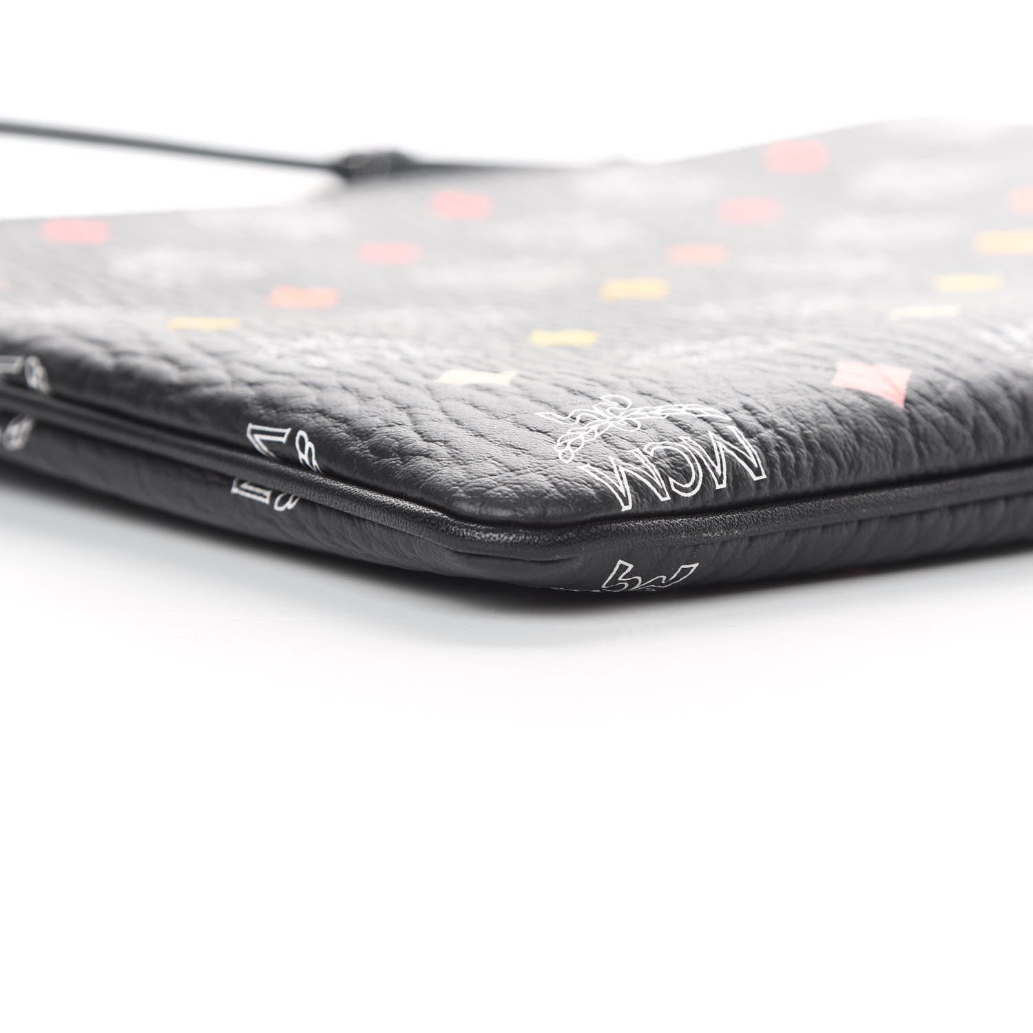 MCM Skyoptic Visetos Crossbody Pouch Spectrum Diamond Black 9 of 10