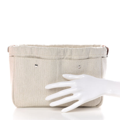 Hermes Canvas Barenia Fourbi 25 MM Pouch Naturel Fauve 2 of 10