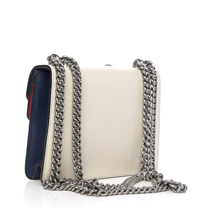 Gucci Calfskin Crystal Snake Embroidered Mini Dionysus Shoulder Bag Mystic White Hibiscus Red Blue Agata 2 of 9