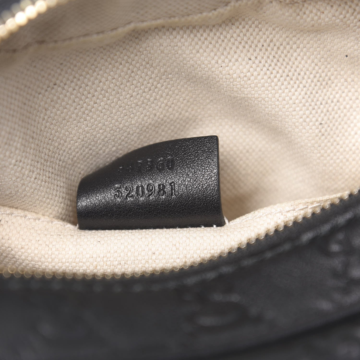 Gucci Guccissima Mini Bree Messenger Bag Black 7 of 10