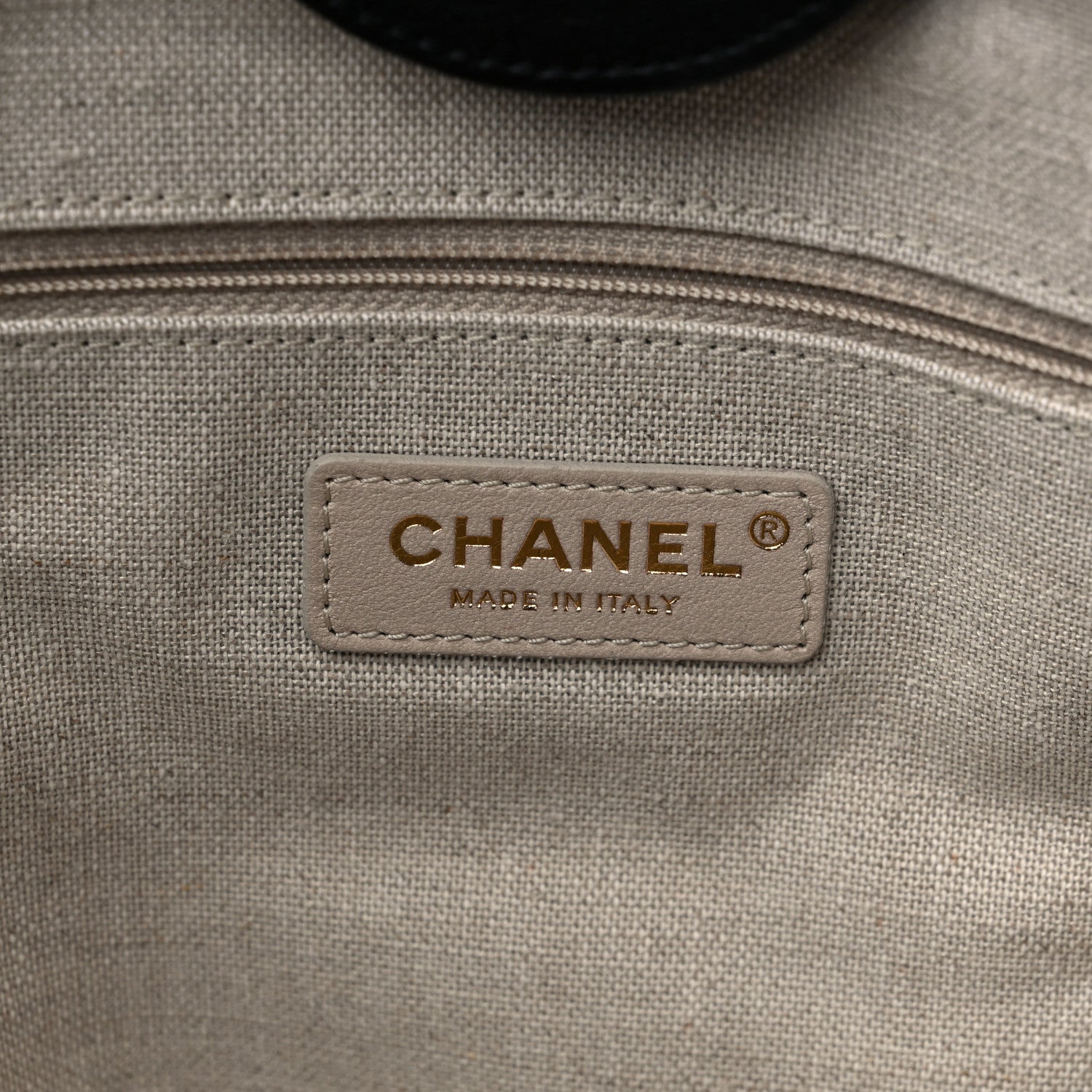 Chanel Calfskin Medium Deauville Tote Black Multicolor 6 of 11