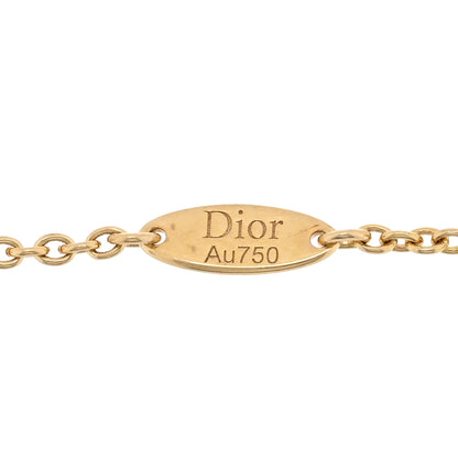 Christian Dior 18K Yellow Gold Lapis Lazuli Diamond Rose Des Vents Bracelet 3 of 4