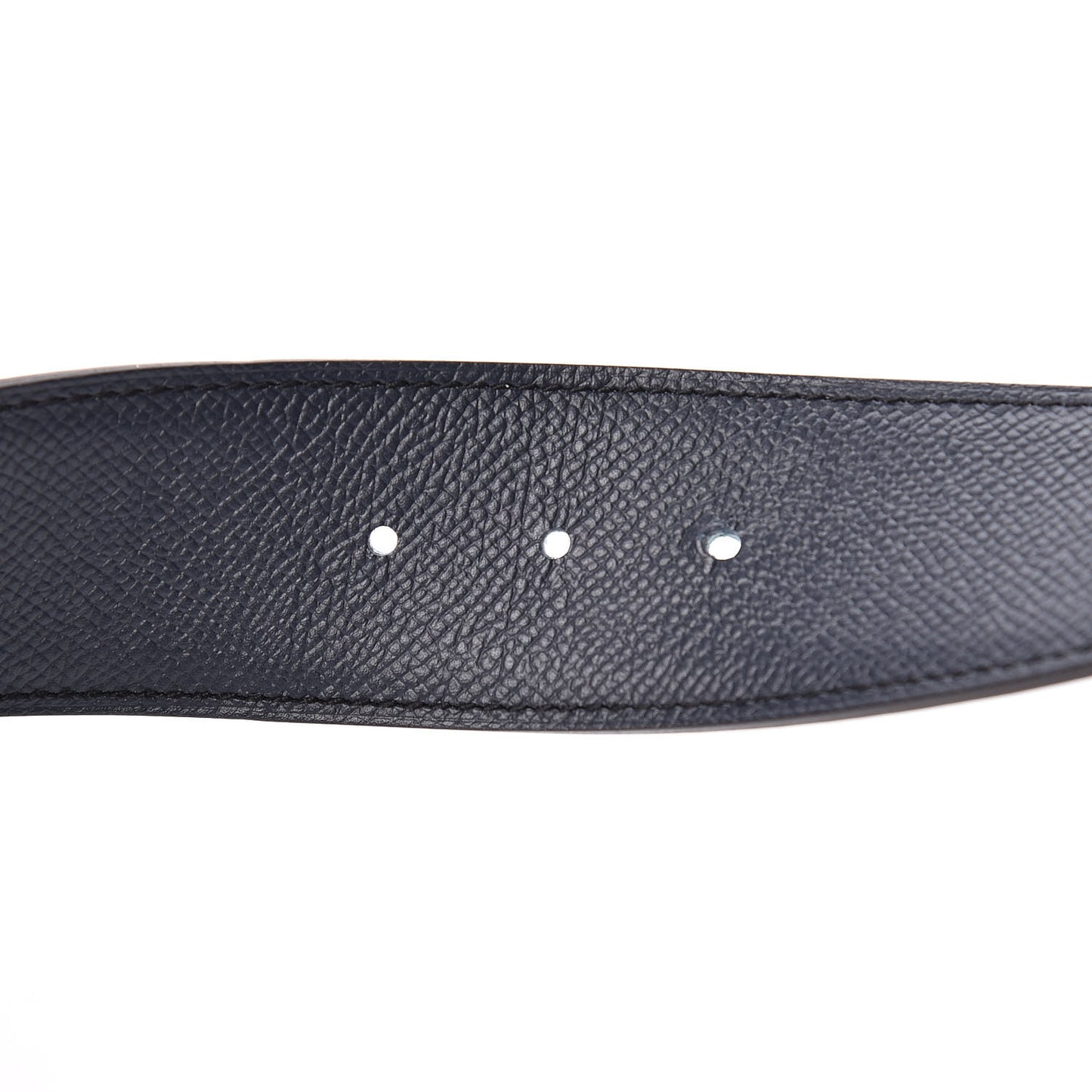 Epsom 42mm Constance H Belt 100 Bleu Paon Bleu Obscur