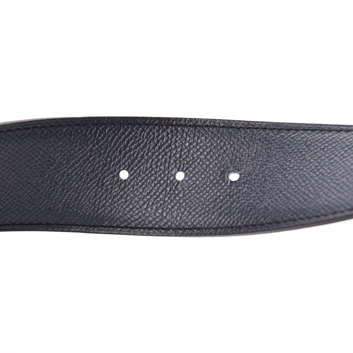 Hermes Epsom 42mm Constance H Belt 100 Bleu Paon Bleu Obscur 6 of 13