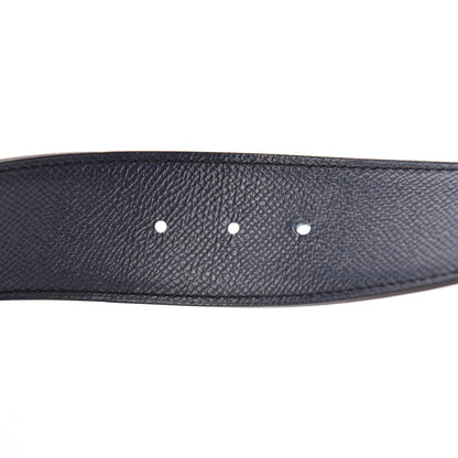 Hermes Epsom 42mm Constance H Belt 100 Bleu Paon Bleu Obscur 6 of 13
