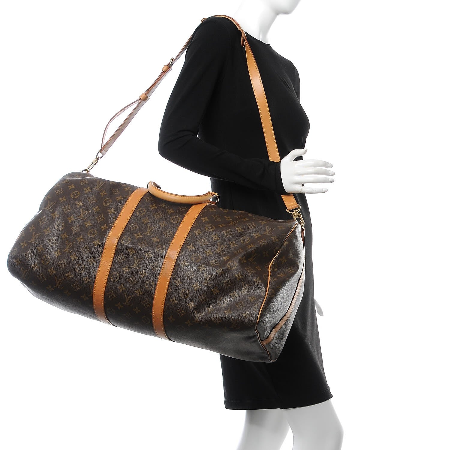 Louis Vuitton Monogram Keepall Bandouliere 55 2 of 23