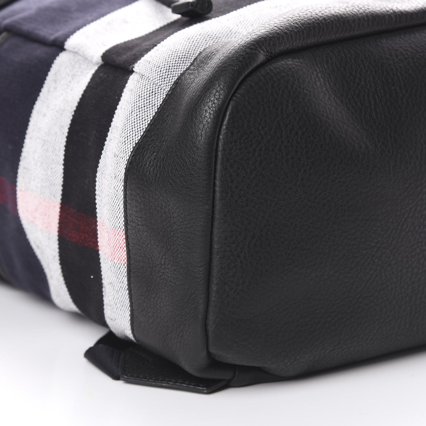 Overdyed Canvas Mega Check Drifton Backpack Black