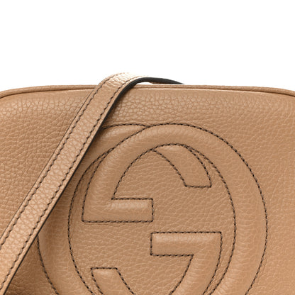 Gucci Pebbled Calfskin Small Soho Disco Bag Camelia 8 of 11
