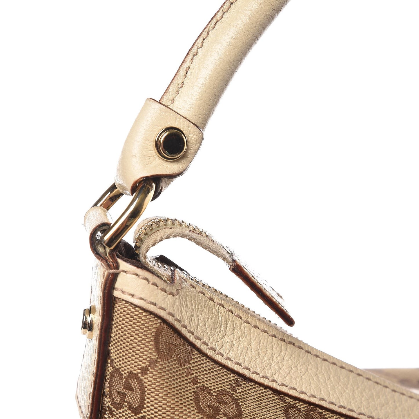 Monogram Pocket Hobo Off White