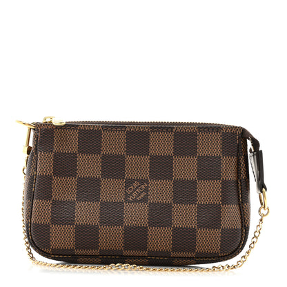 Louis Vuitton Damier Ebene Mini Pochette Accessories 1 of 9