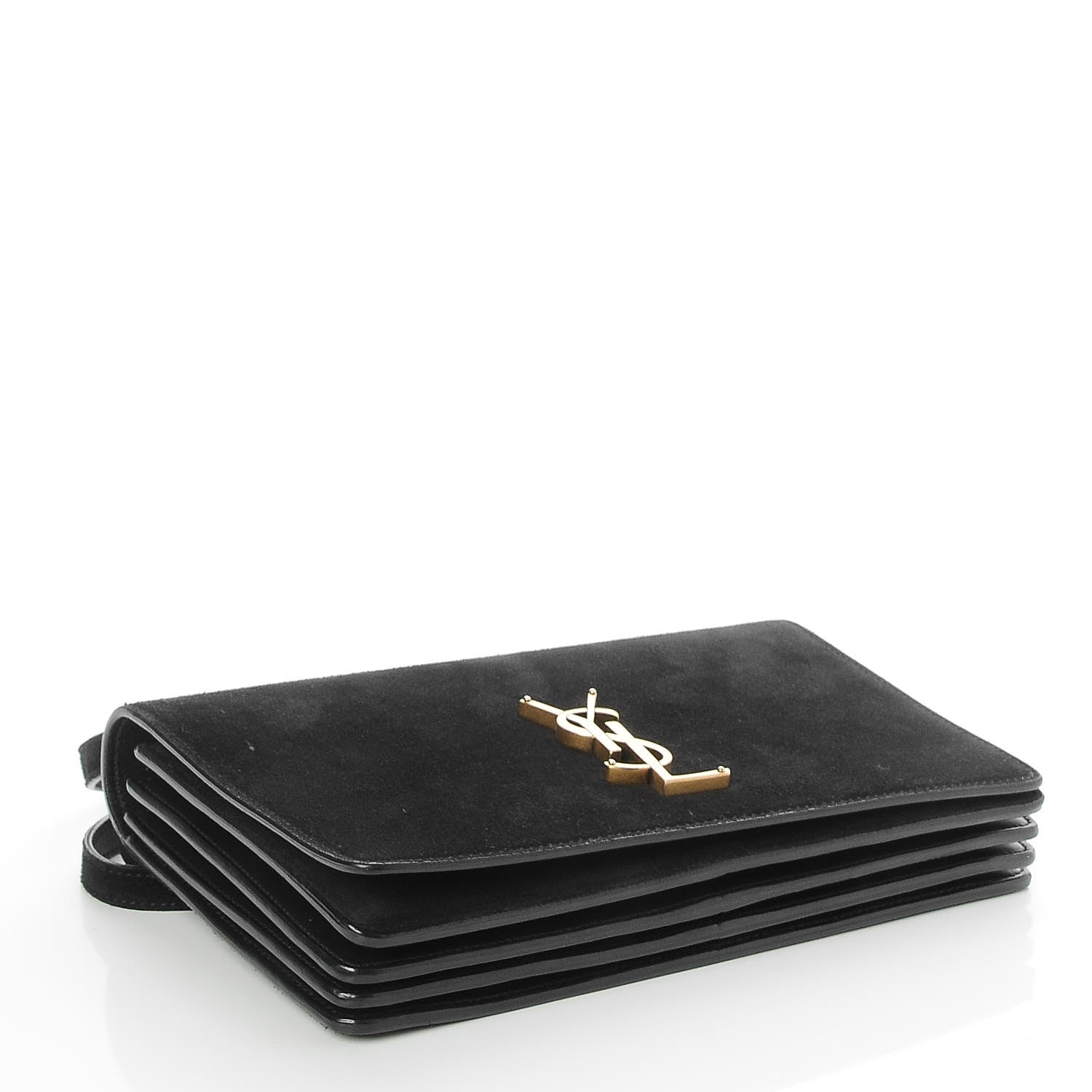 Saint Laurent Suede Monogram Small Dylan Shoulder Bag Black 5 of 7