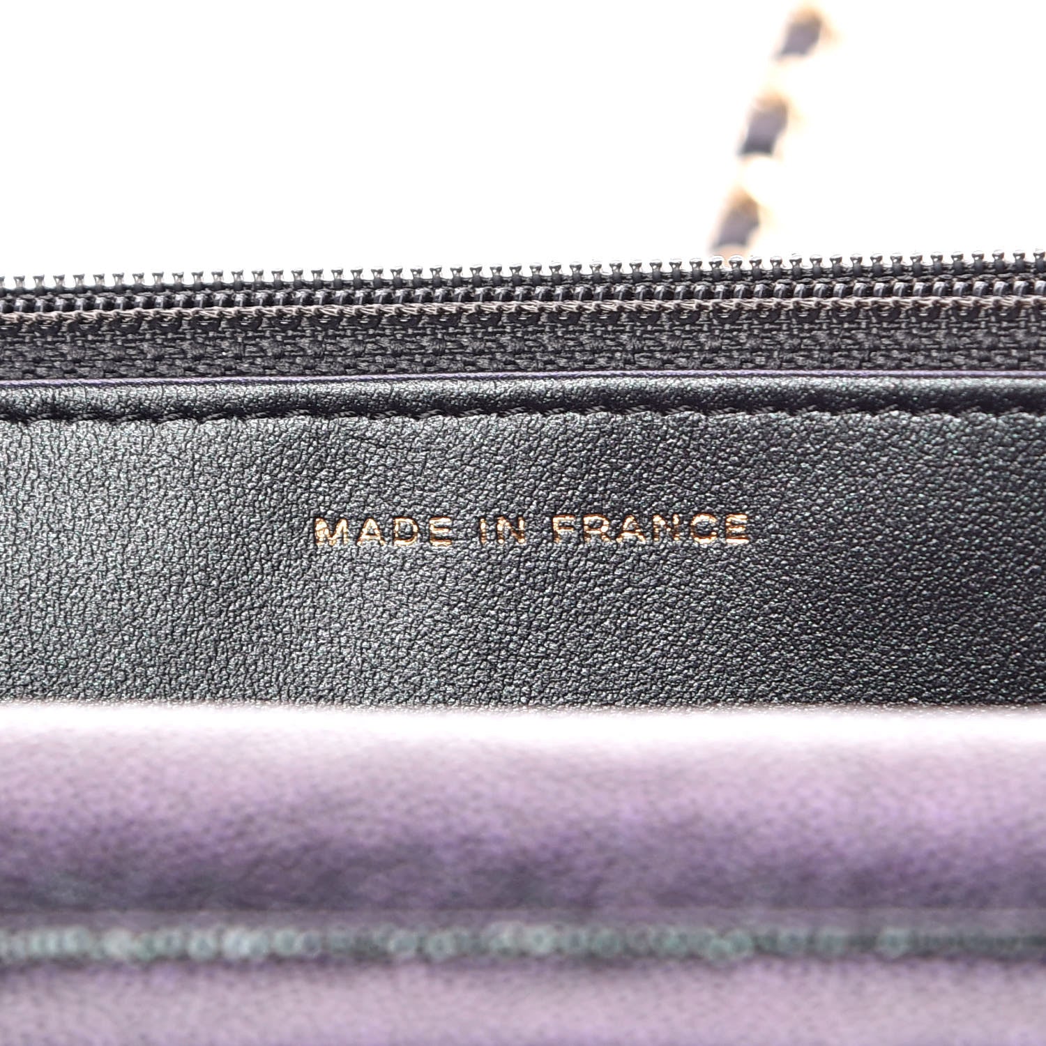 Chanel Iridescent Caviar Quilted Wallet On Chain WOC Black 7 of 12