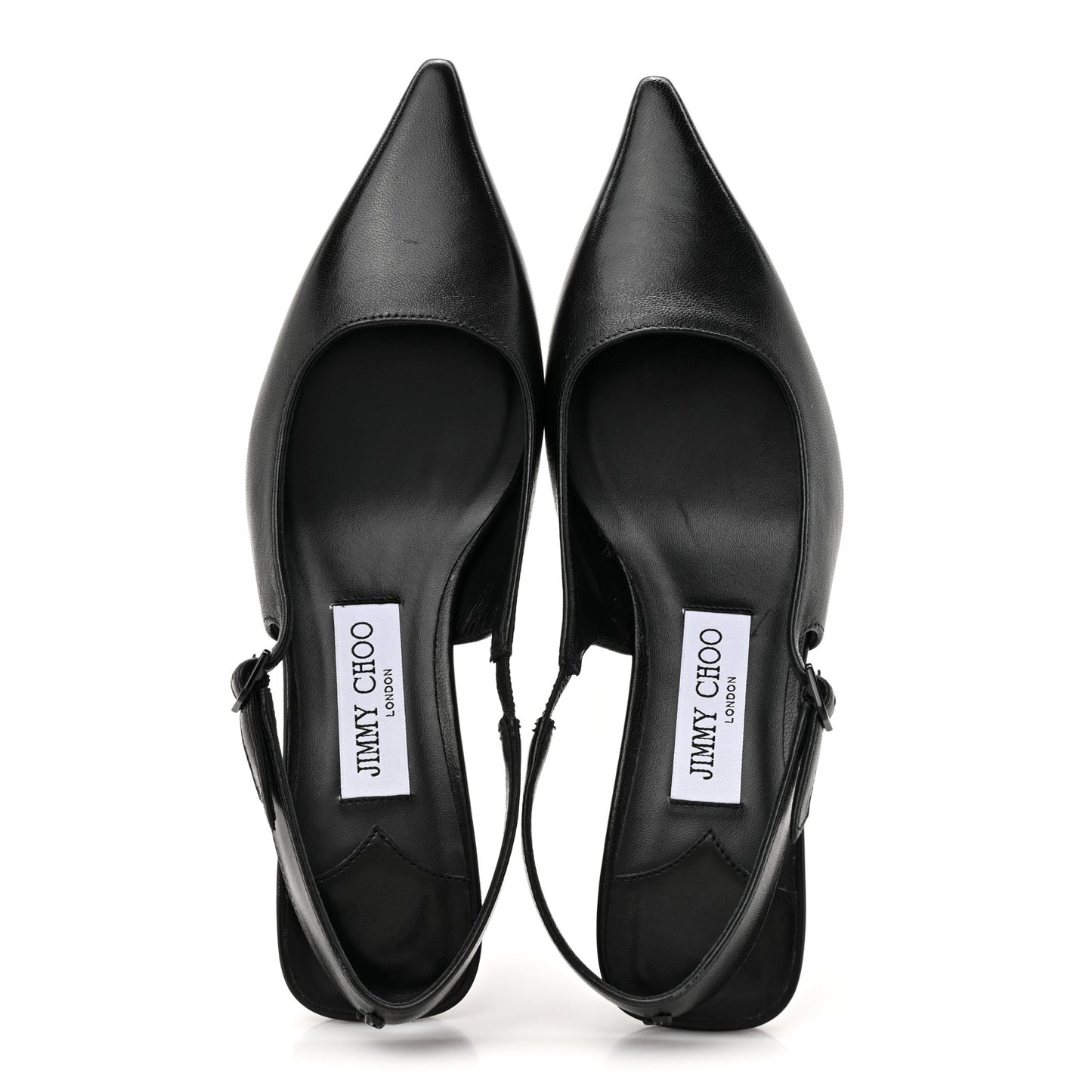 Nappa Amel 50 Slingback Pumps 36.5 Black