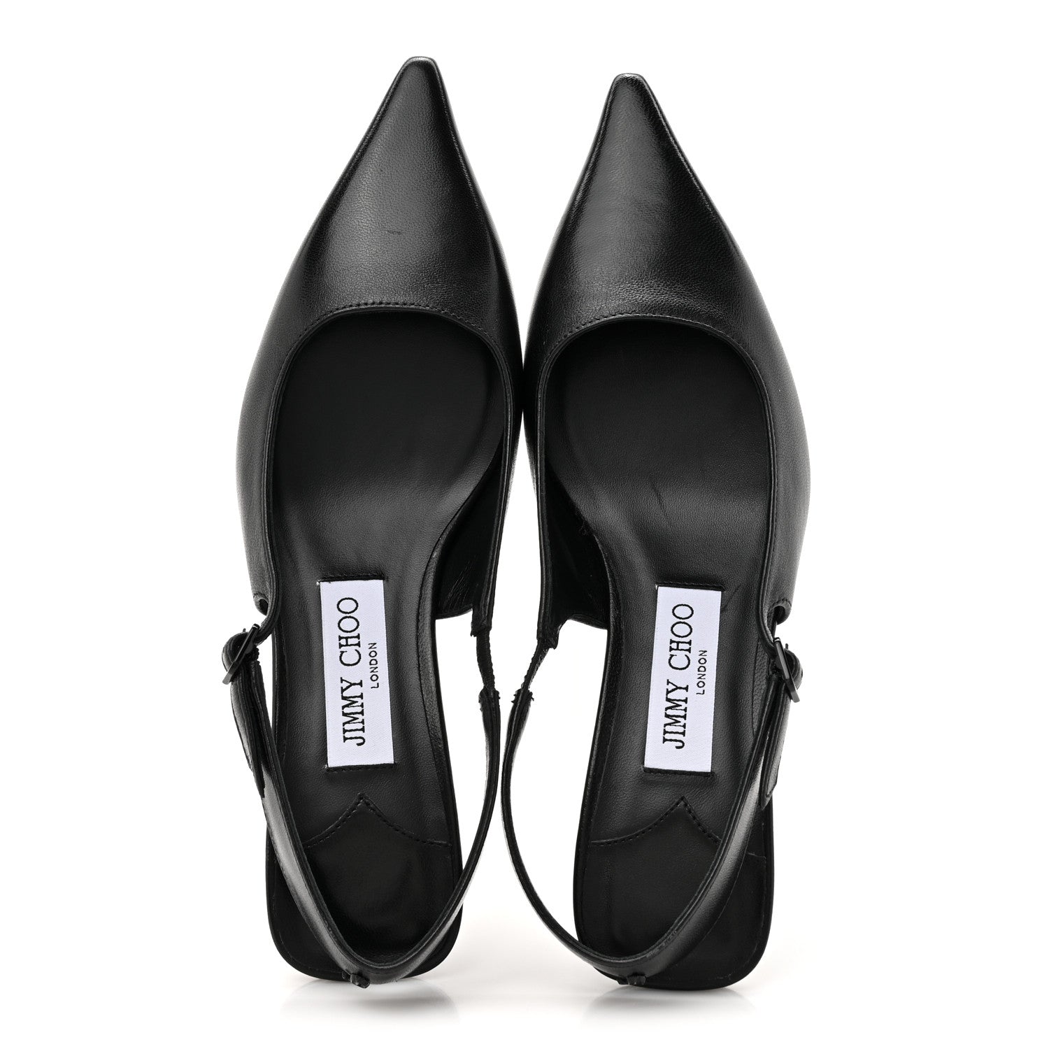 Jimmy Choo Nappa Amel 50 Slingback Pumps 36.5 Black 2 of 13