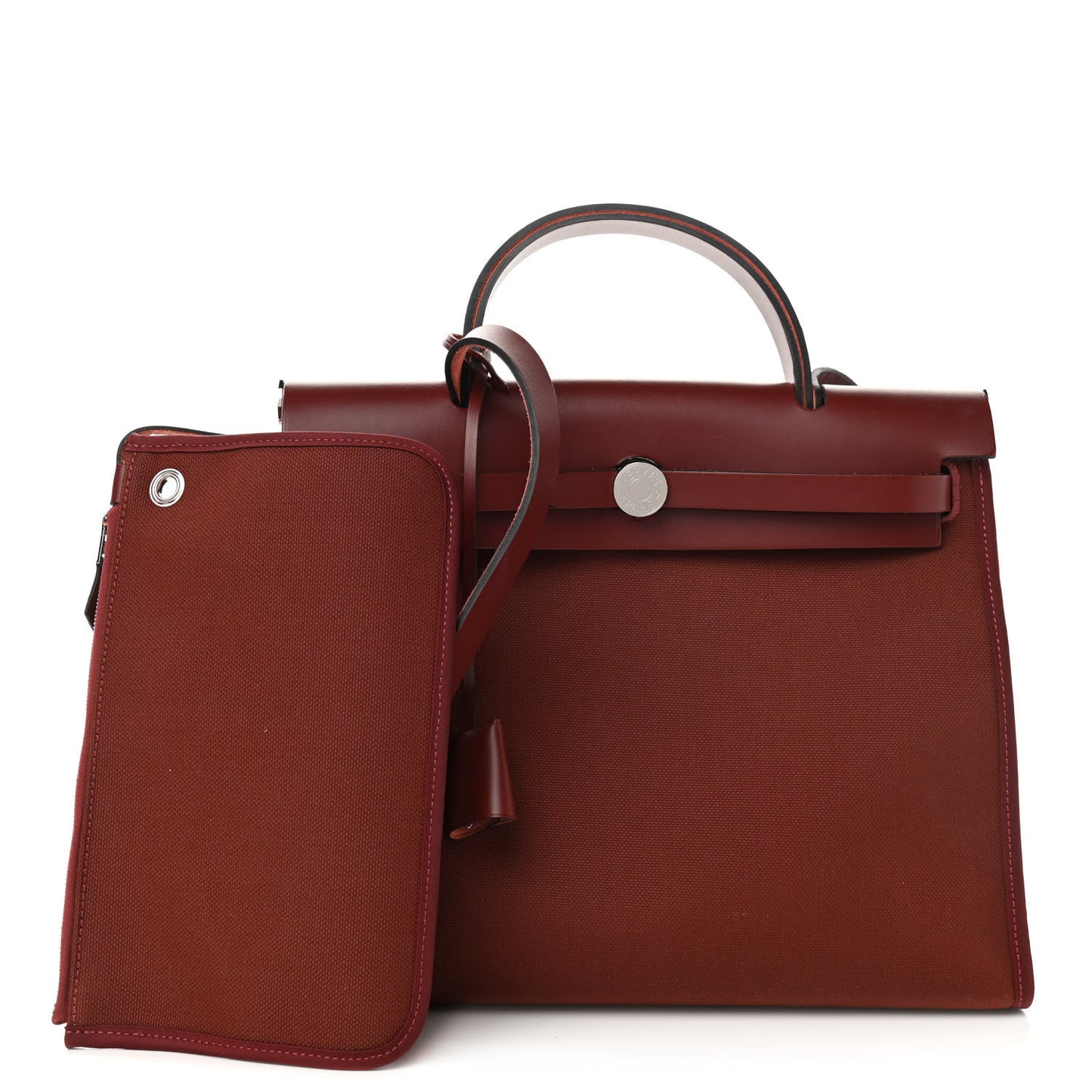 Vache Hunter Toile Herbag Zip 31 PM Rouge H