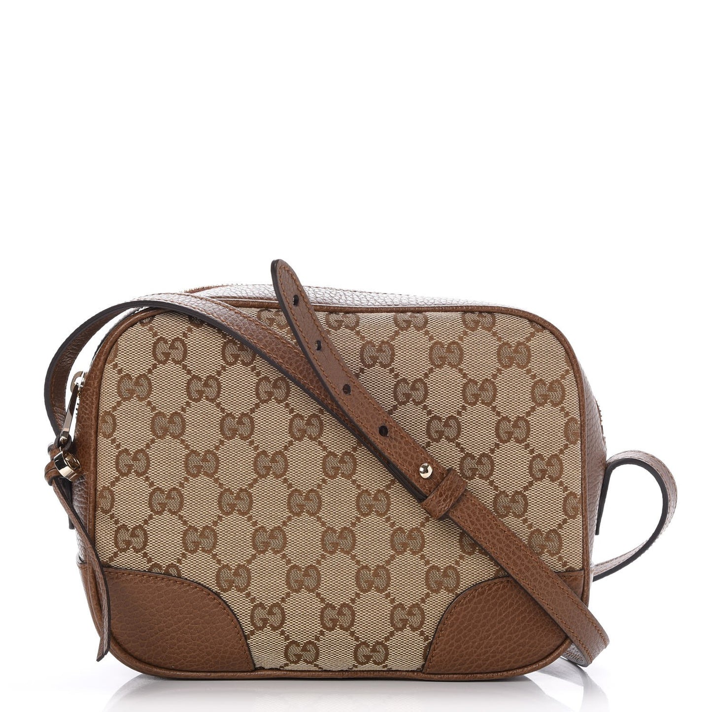 Monogram Mini Bree Messenger Bag Beige Tabacco