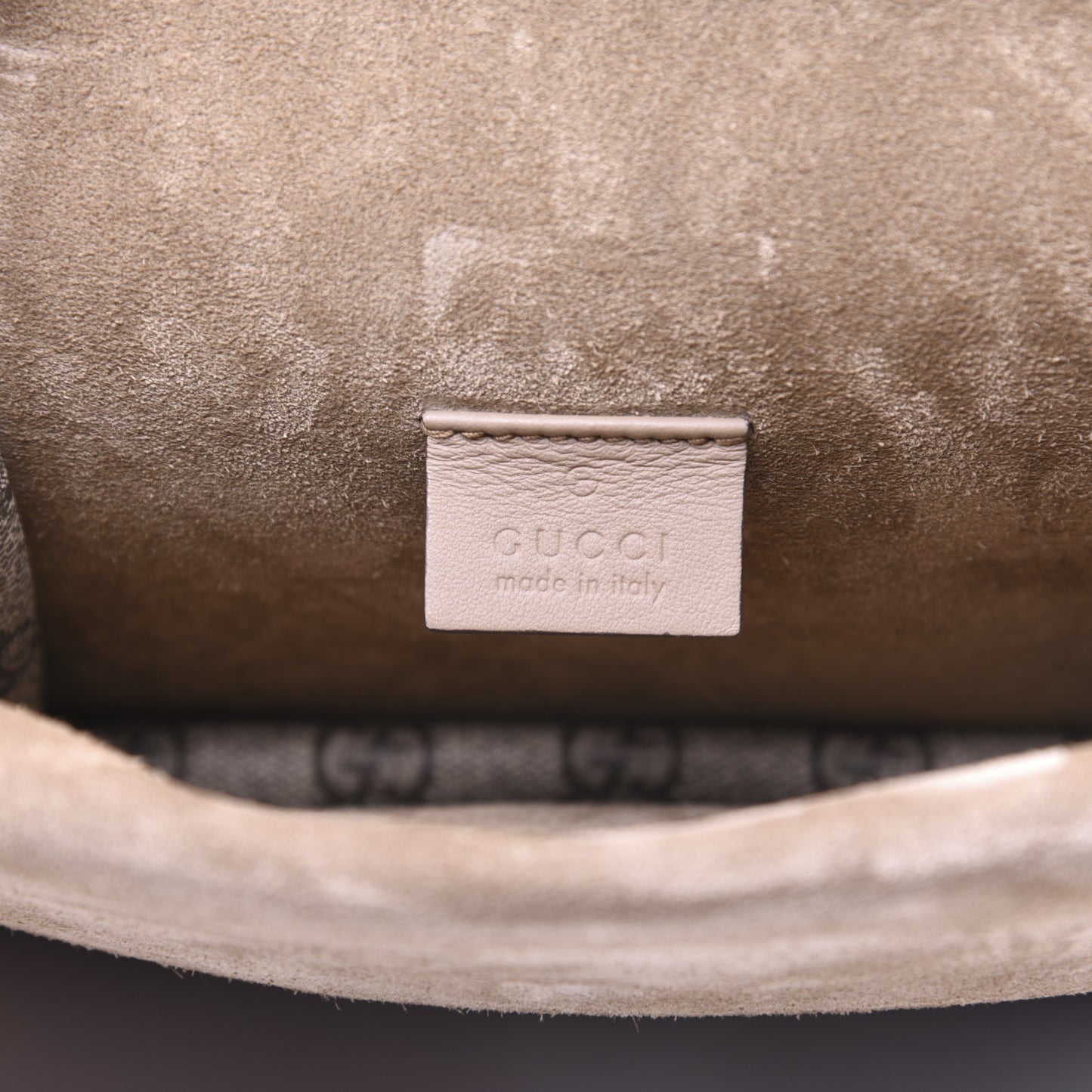 GG Supreme Monogram Mini Dionysus Shoulder Bag Taupe