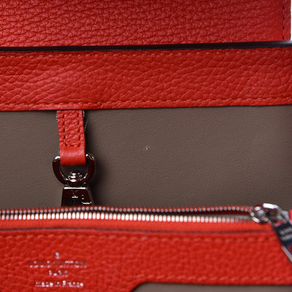 Louis Vuitton Taurillon Capucines MM Rubis 9 of 20