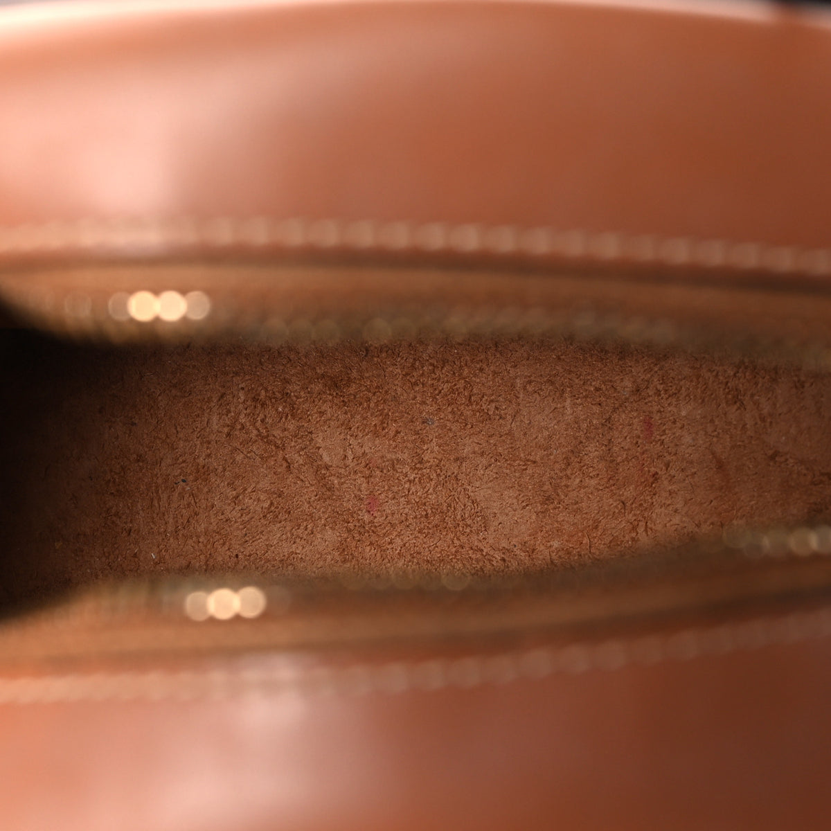 Celine Smooth Calfskin Cuir Triomphe Oval Bag Tan 4 of 11