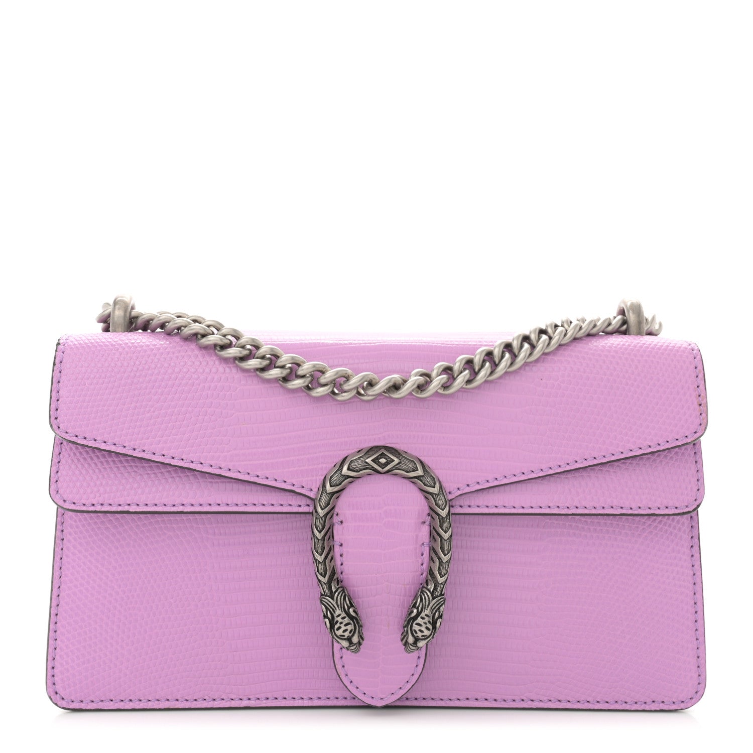 Gucci Lizard Small Dionysus Shoulder Bag Pink 1 of 11