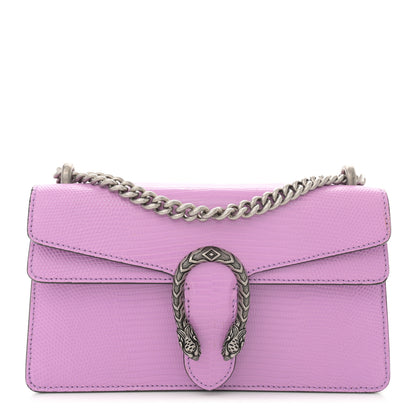 Gucci Lizard Small Dionysus Shoulder Bag Pink 1 of 11