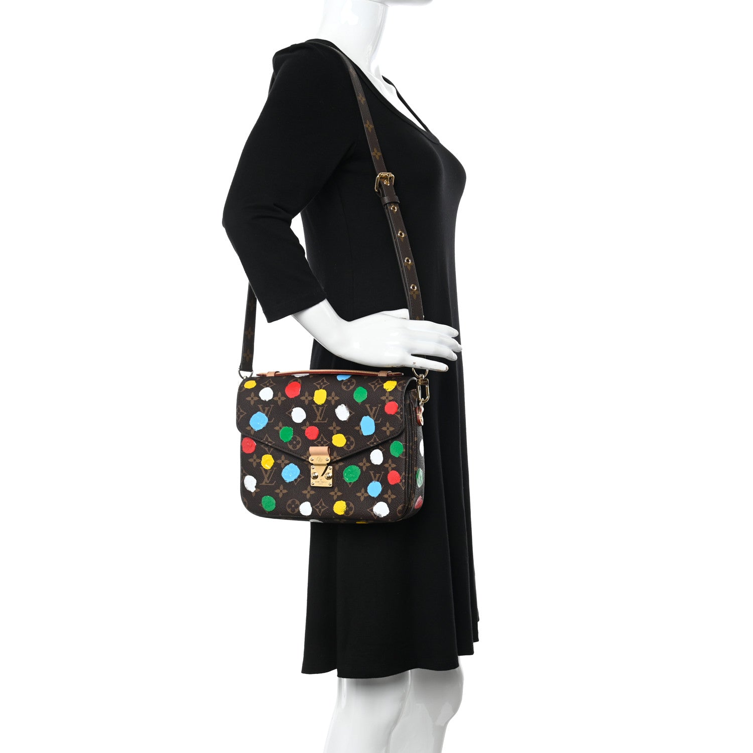 Louis Vuitton LV x YK Monogram Dots Pochette Métis 2 of 9