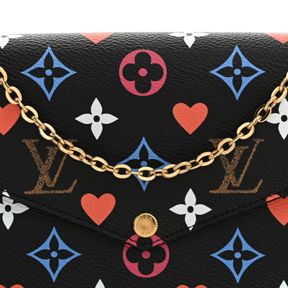 Louis Vuitton Game On Felicie Chain Wallet Black 9 of 11
