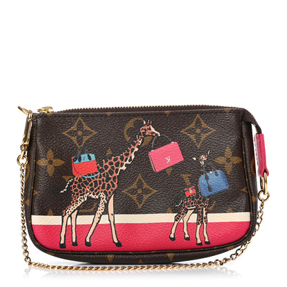 Louis Vuitton Monogram 2017 Christmas Animation Mini Pochette Accessories 1 of 7