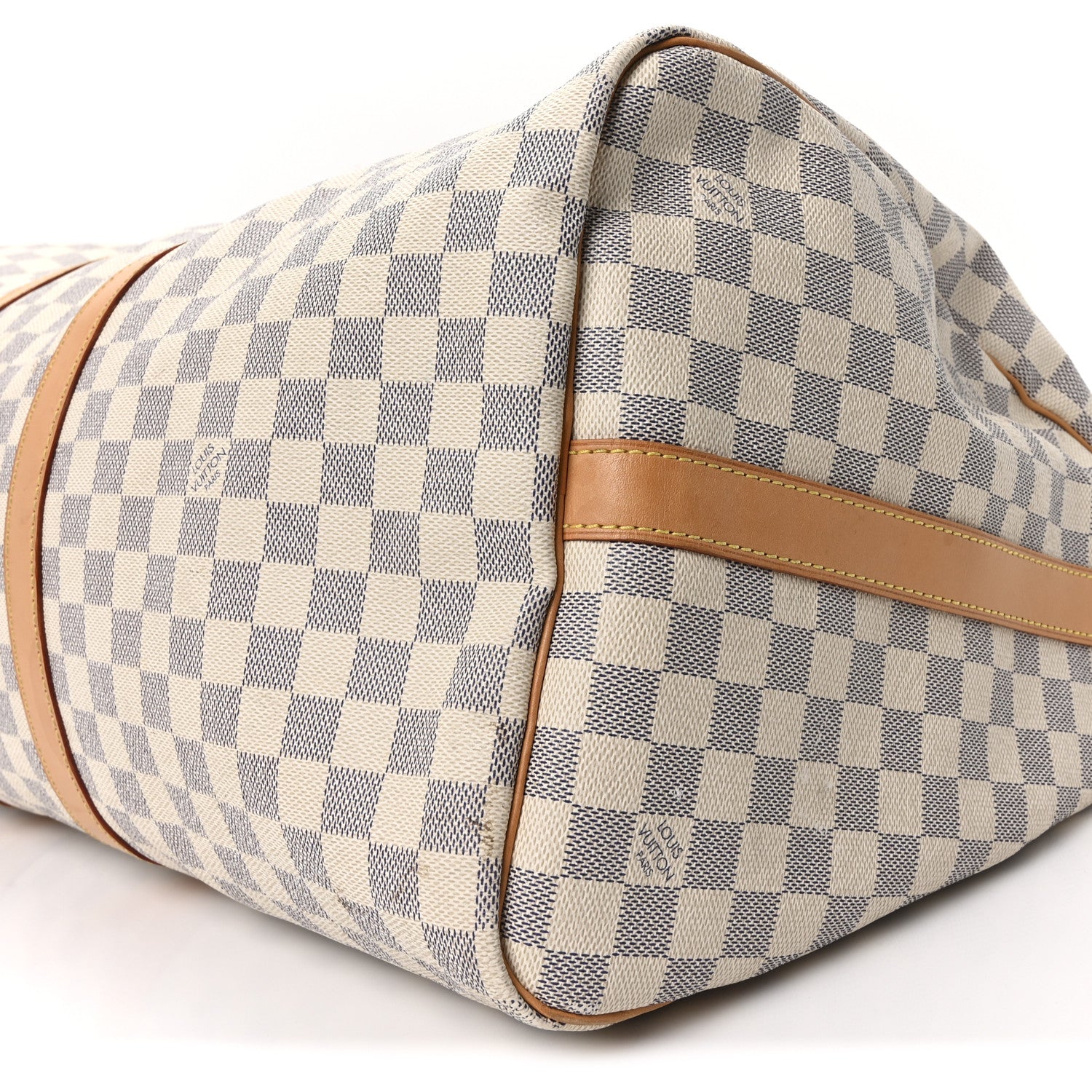 Louis Vuitton Damier Azur Keepall Bandouliere 55 9 of 10
