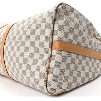 Louis Vuitton Damier Azur Keepall Bandouliere 55 9 of 10
