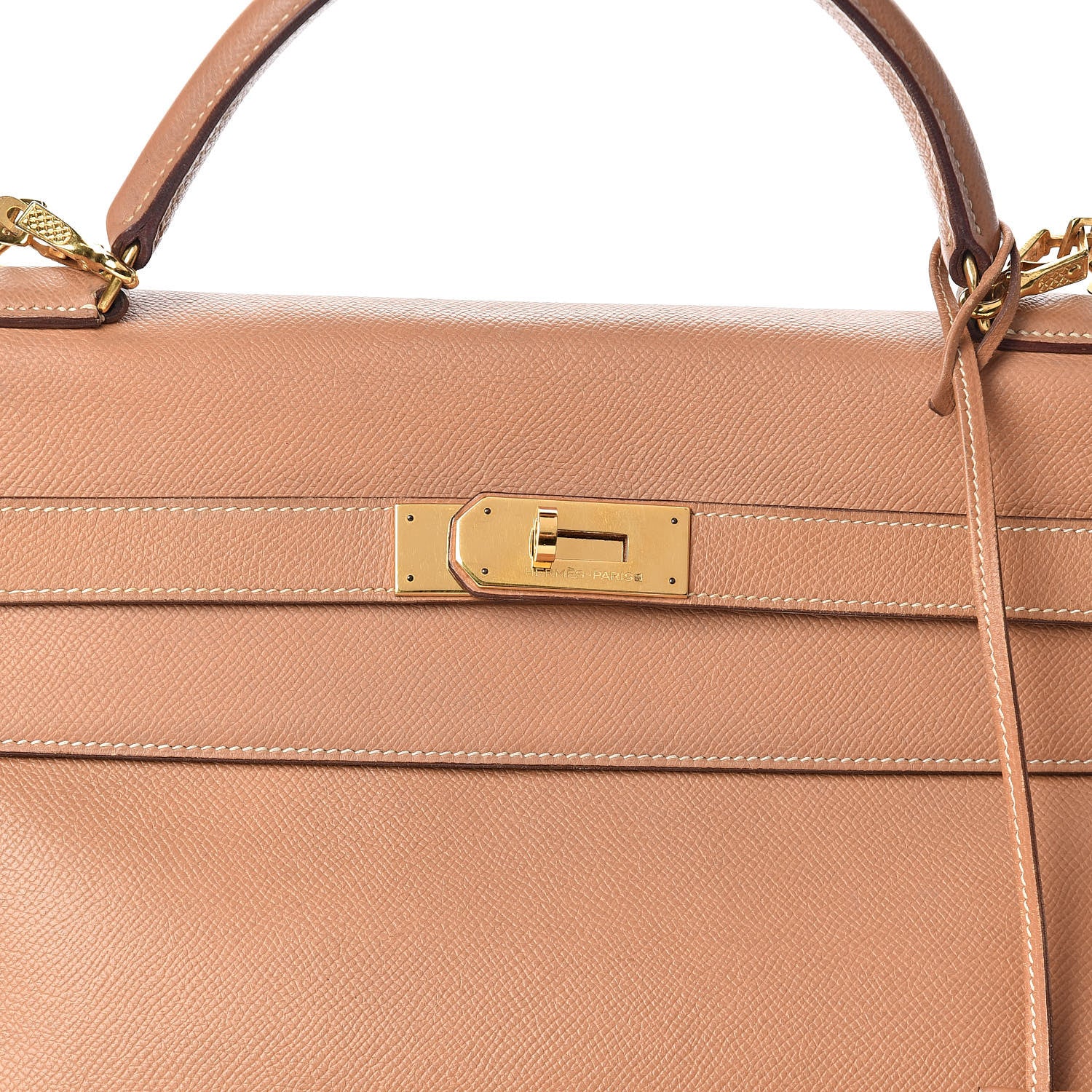 Hermes Courchevel Kelly Retourne 40 Tabac Camel 13 of 18