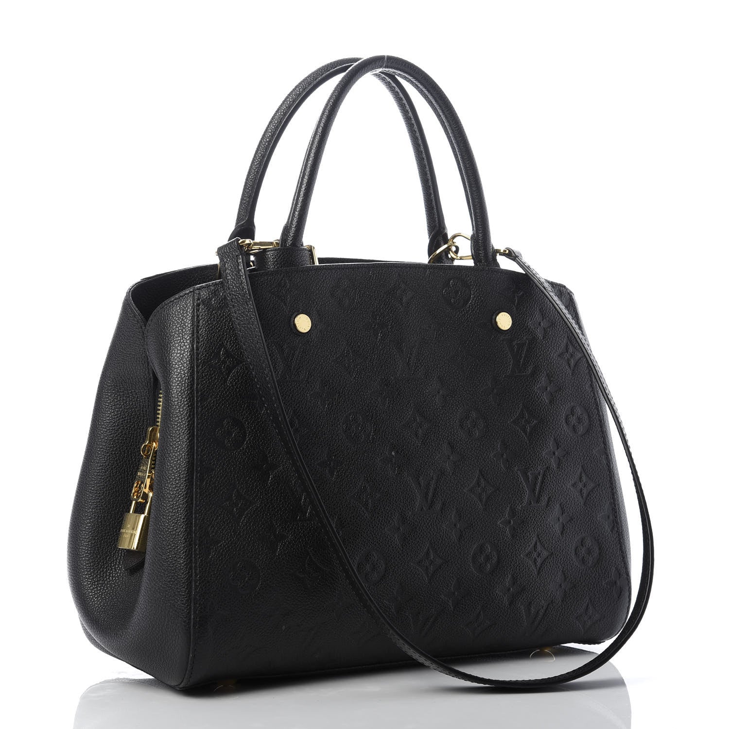 Louis Vuitton Empreinte Montaigne MM Black 4 of 10