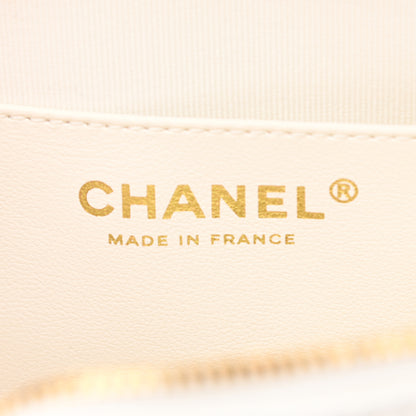 Chanel Lambskin Quilted CC In Love Heart Bag White 6 of 11