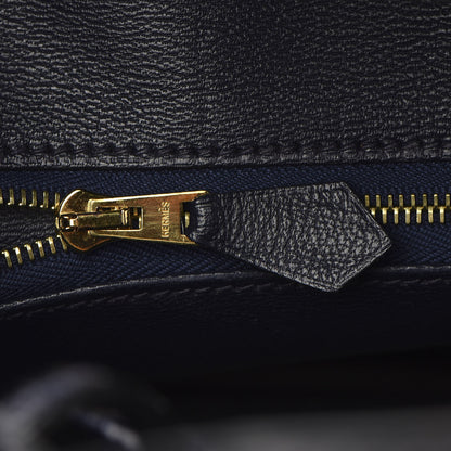 Hermes Shiny Niloticus Crocodile Birkin 25 Bleu Marine Bleu Marine 9 of 30
