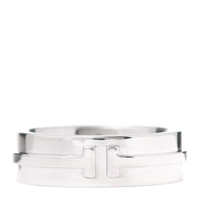 Tiffany Sterling Silver Tiffany T Wide Band Ring 52 6 1 of 5