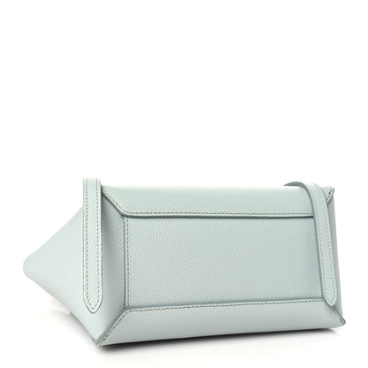 Celine Grained Calfskin Nano Belt Bag Soft Blue 4 of 9