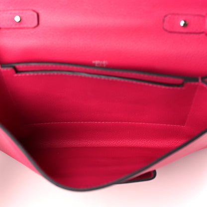 Hermes Evercolor H Passant Clutch Rose Mexico Cuivre Bleu Frida 5 of 10