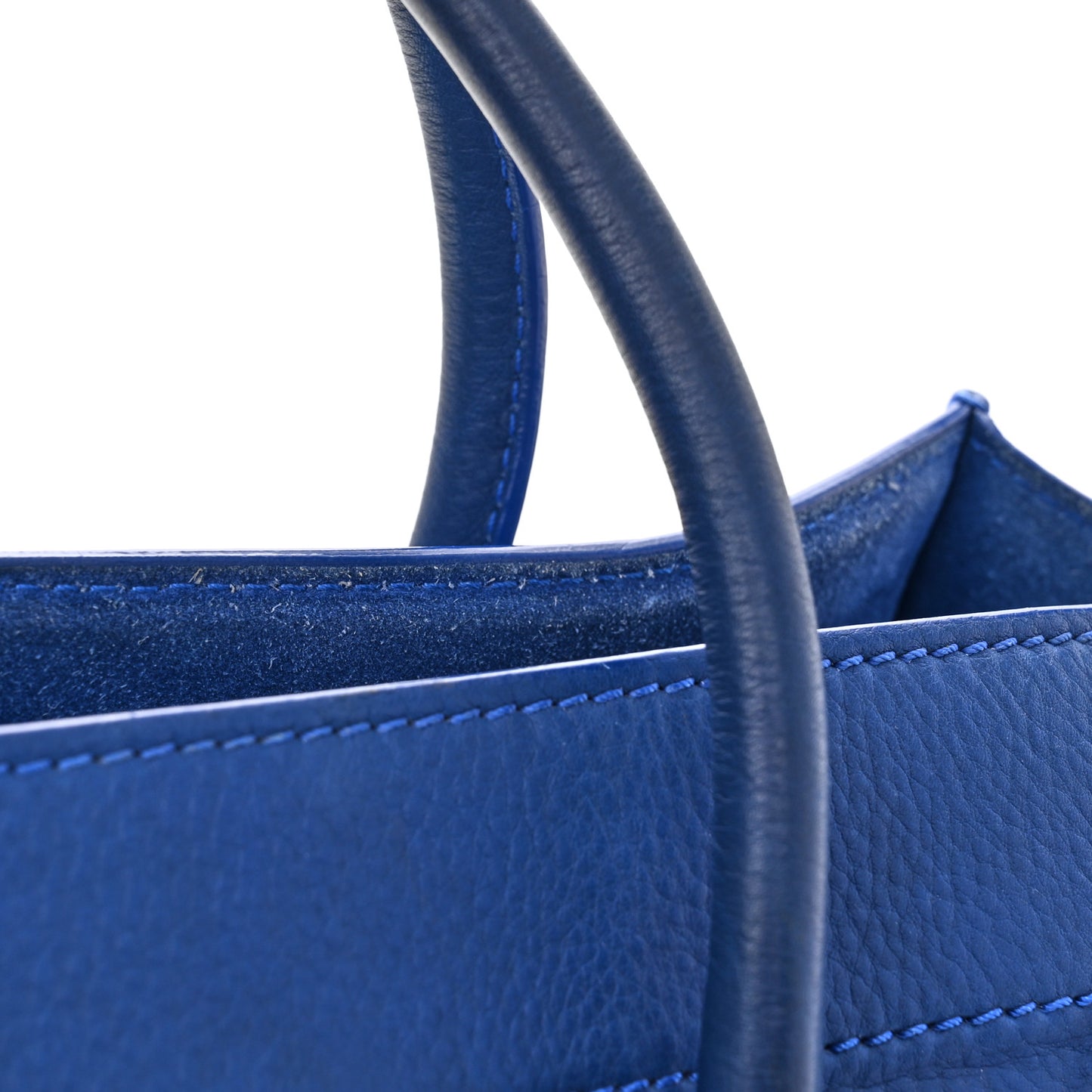 Supple Calfskin Medium Phantom Luggage Royal Blue
