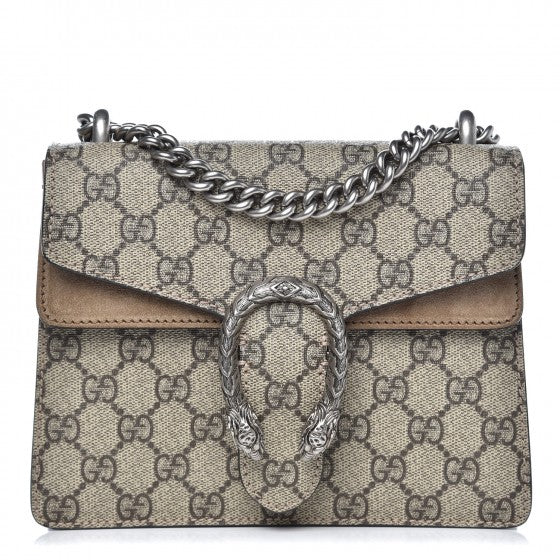 GG Supreme Monogram Mini Dionysus Shoulder Bag Taupe