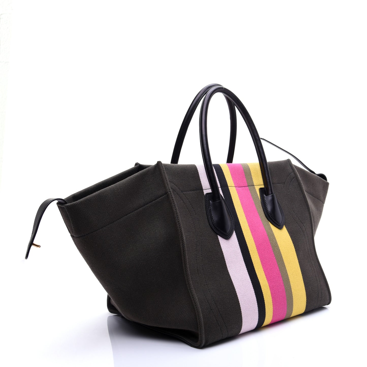 Canvas Striped Medium Phantom Luggage Multicolor