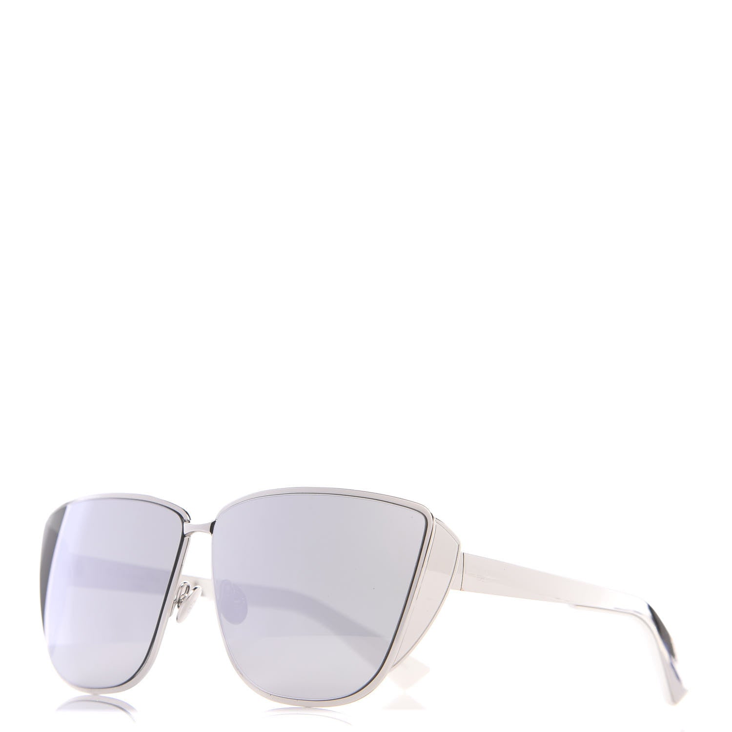 Christian Dior Metal Mirrored Futurist Sunglasses Silver 1 of 7