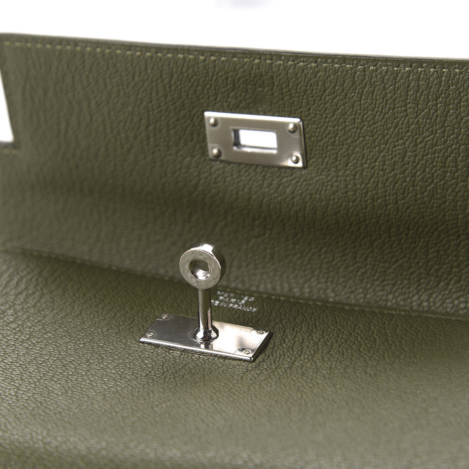 Hermes Chevre Mysore Medium Kelly Wallet Vert Veronese 10 of 16