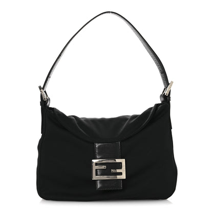 Fendi Nylon Baguette Bag Black 1 of 12