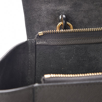 Celine Grained Calfskin Mini Belt Bag Grey 9 of 23