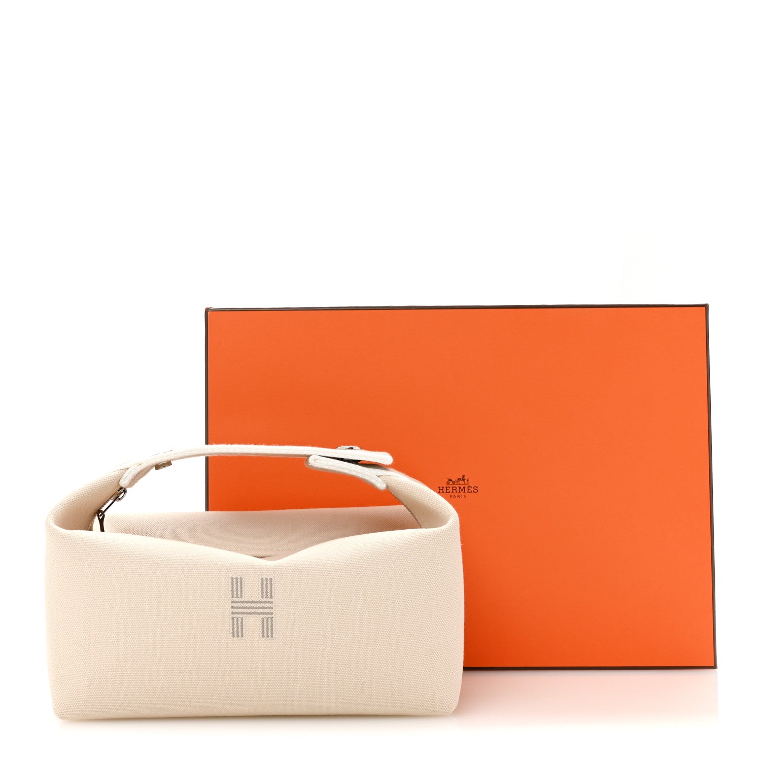 Hermes Canvas Small Bride-A-Brac Pouch Natural 7 of 7