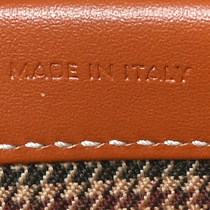 Celine Textile Calfskin Pied De Poule Print Triomphe Striped Small Cabas Thais Multicolor 7 of 12