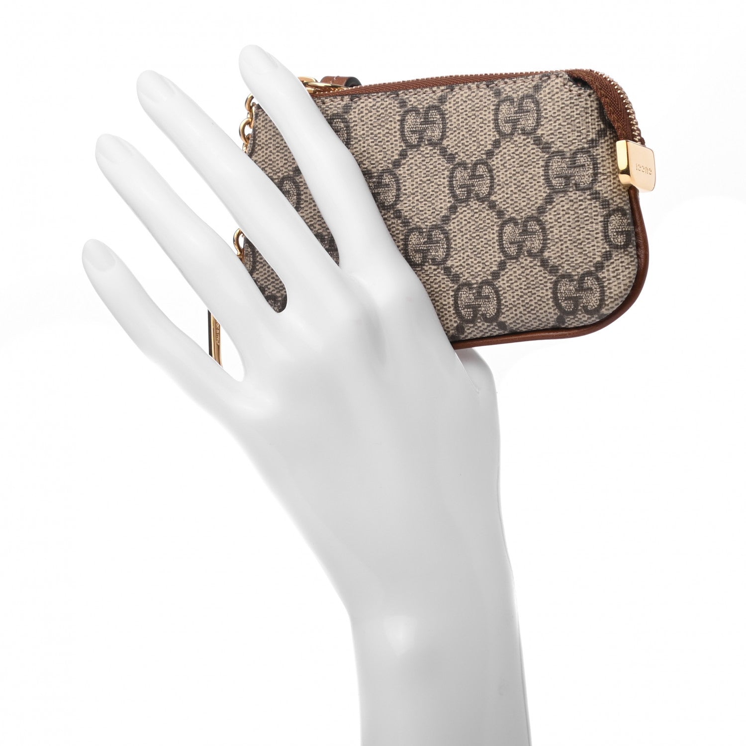 Gucci GG Supreme Monogram Key Case Brown 2 of 7