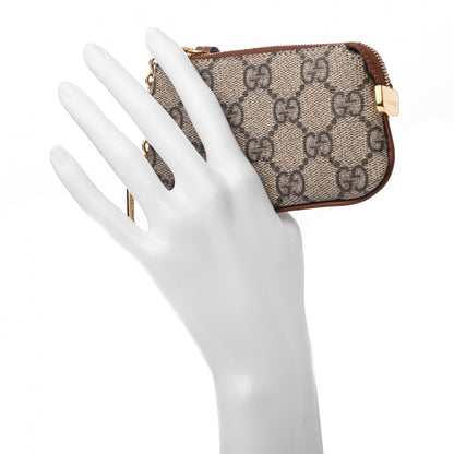 Gucci GG Supreme Monogram Key Case Brown 2 of 7